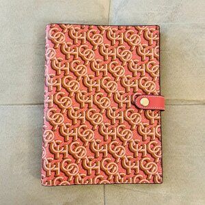 Pink Coach Leather Notebook